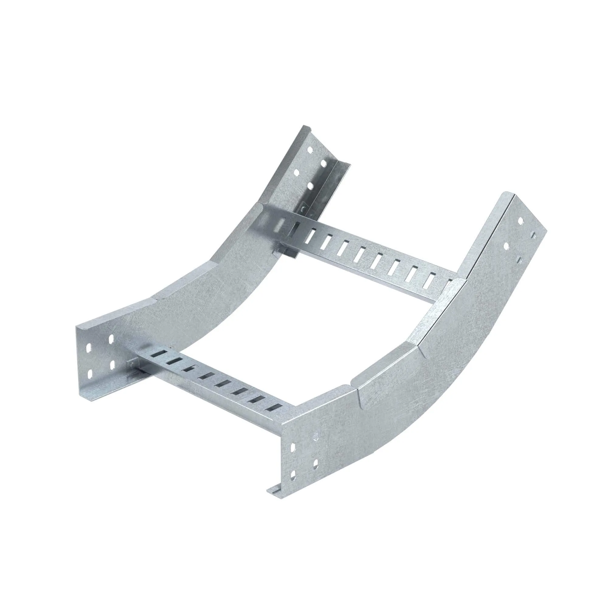 Угол вертикальный внутренний 45град. 50х500 R600 лонжерон 1.5мм в компл. с крепежн. элемент. и соед. пластинами гор. оцинк. DKC LIH0565KHDZ LIH0565KHDZ
