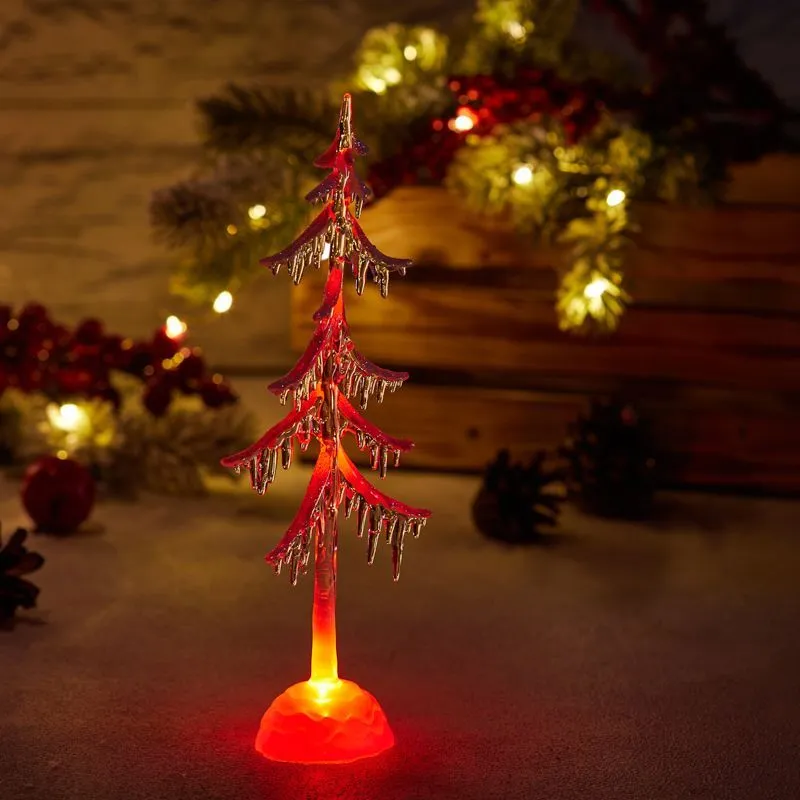 Фигура на подставке Елочка 25 см 513-032