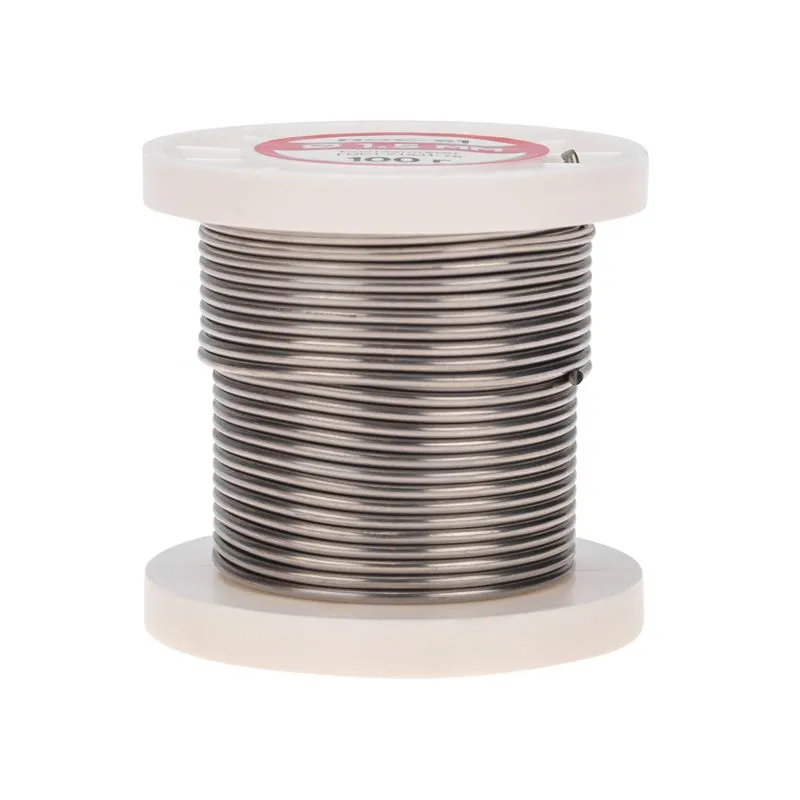 Припой без канифоли ПОС-61, 100г, Ø1,5мм, (олово 61%, свинец 39%), катушка REXANT - Фото 3