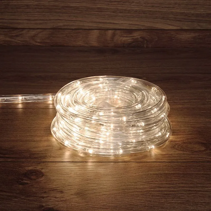 Дюралайт LED, свечение с динамикой (3W), 24 LED/м, ТЕПЛЫЙ БЕЛЫЙ, 6м 121-326-06