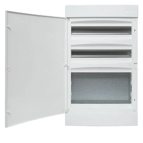 Щит комбинированный "Unix" белая дверь (2х18 (36) модулей + 1 монтажная плата) 4 габарит 651x396x112 IP41 - Фото 10