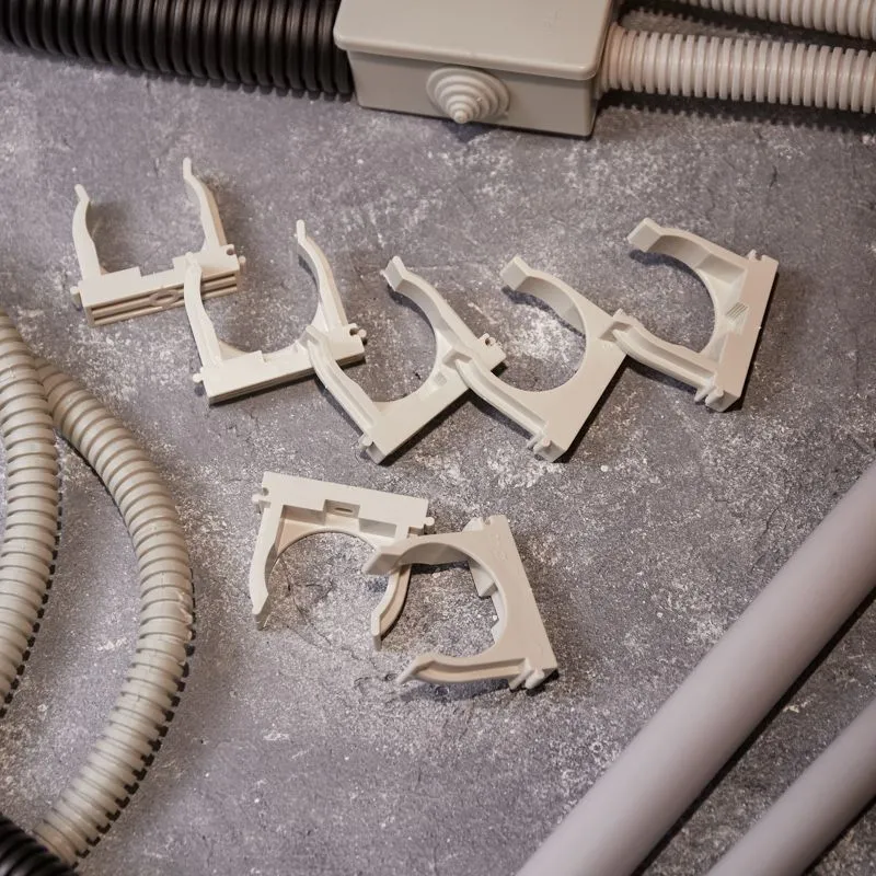 Крепеж-клипса для монтажного пистолета Ø 40 мм, серая (25 шт/уп) REXANT - Фото 2