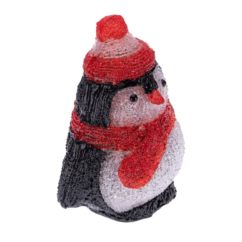 Акриловая светодиодная фигура Пингвиненок 19х14,5х25 см, 20 светодиодов, батарейки 2хAA (не входят в комплект) NEON-NIGHT - Фото 3