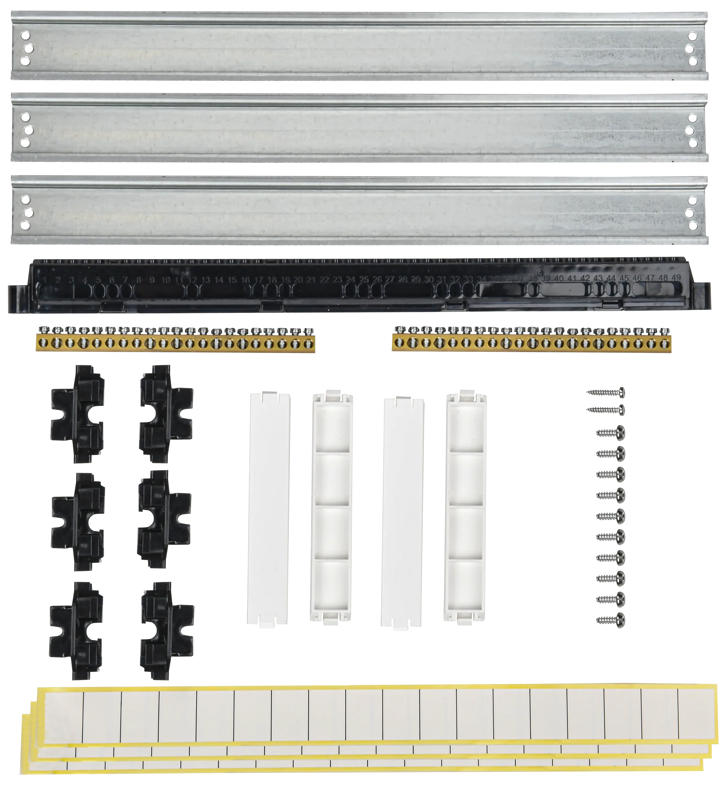 TEKFOR Корпус пластиковый ЩРВ-П-36 IP41 черная прозрачная дверь IEK - Фото 3