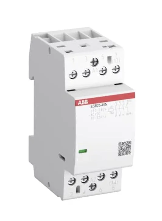 Модульный контактор ESB25-40N-06, 25А 4НО, катушка 230B