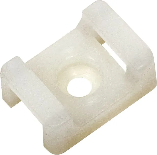 Площадка ПМ 22х16х5мм под винт белая (100шт) IEK UHP33-22-16-5-100-K01