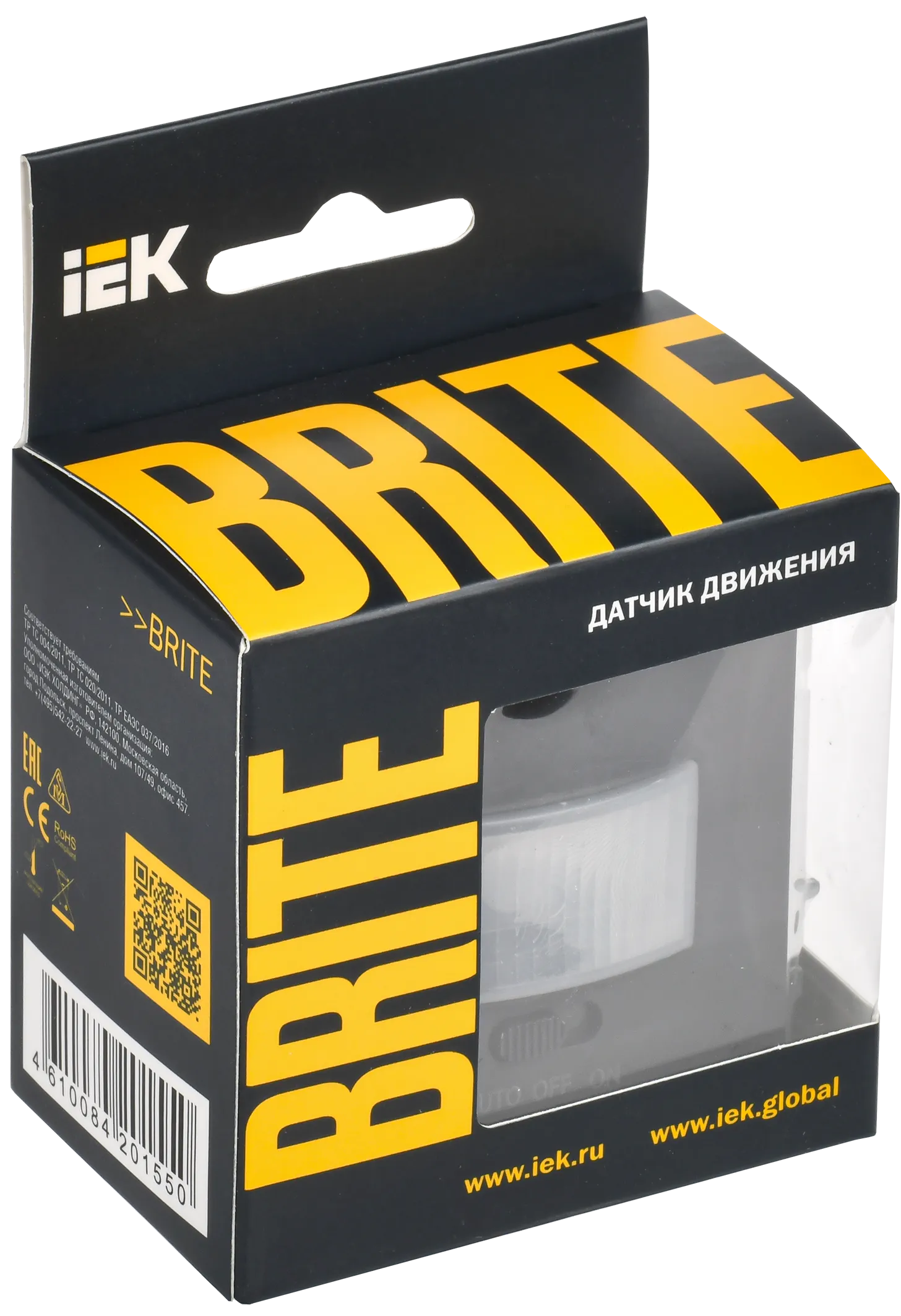 BRITE Датчик движения ДС10-1-БрГ графит IEK - Фото 2