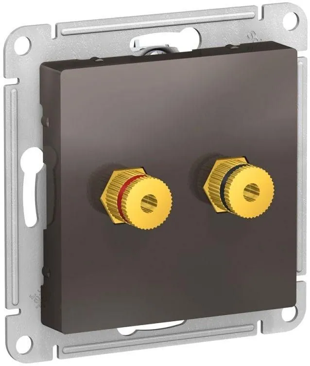 Розетка аудио 2-м AtlasDesign мокко SE ATN000687
