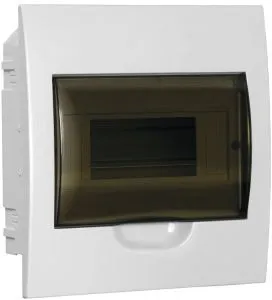 Корпус пластиковый ЩРВ-П-8 черная прозрачная дверь IP41 GENERICA MKP12-V-08-41-G