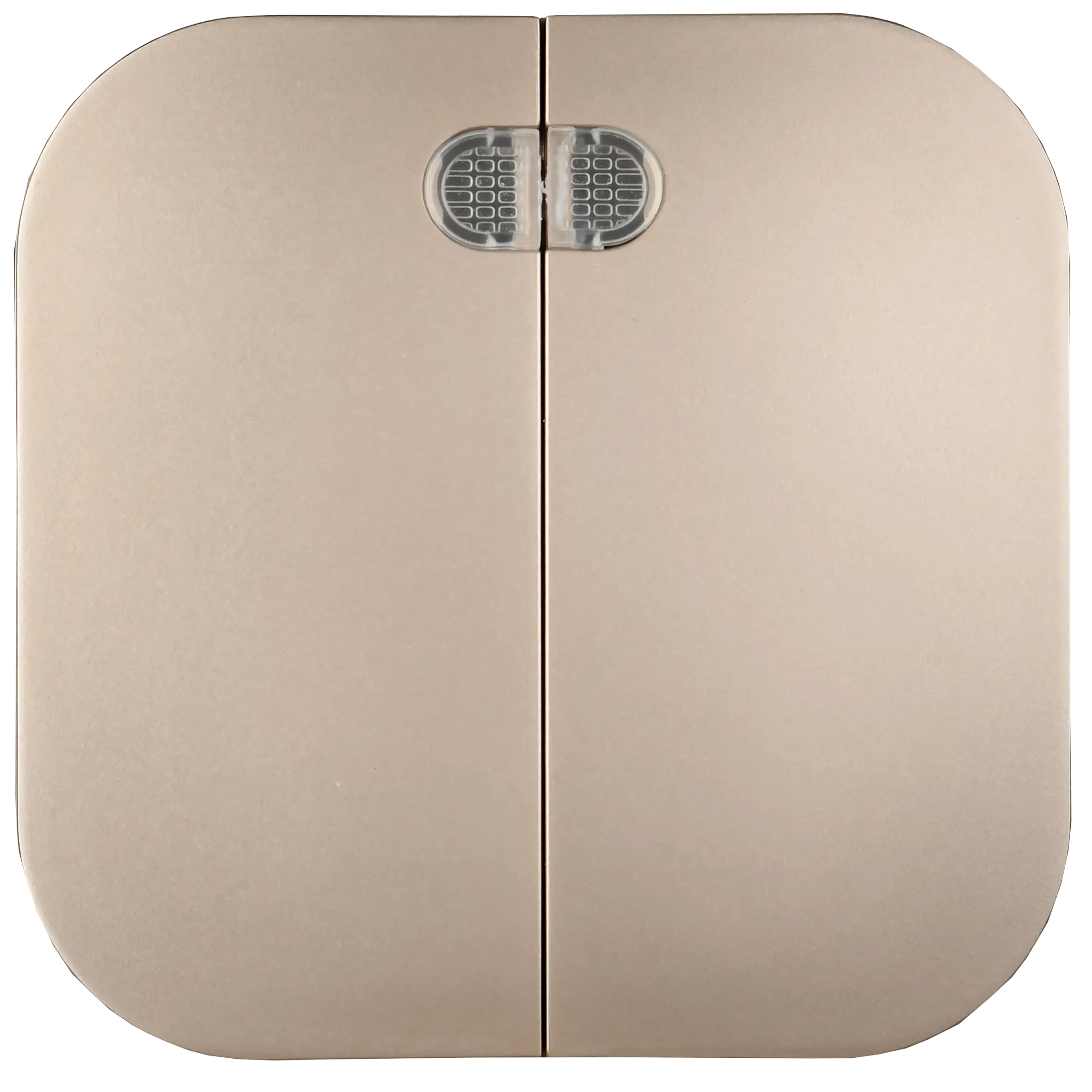 GLORY Выключатель 2-клавишный для открытой установки с индикацией 10А ВС20-2-1-ХШм шампань матовый IEK - Фото 5