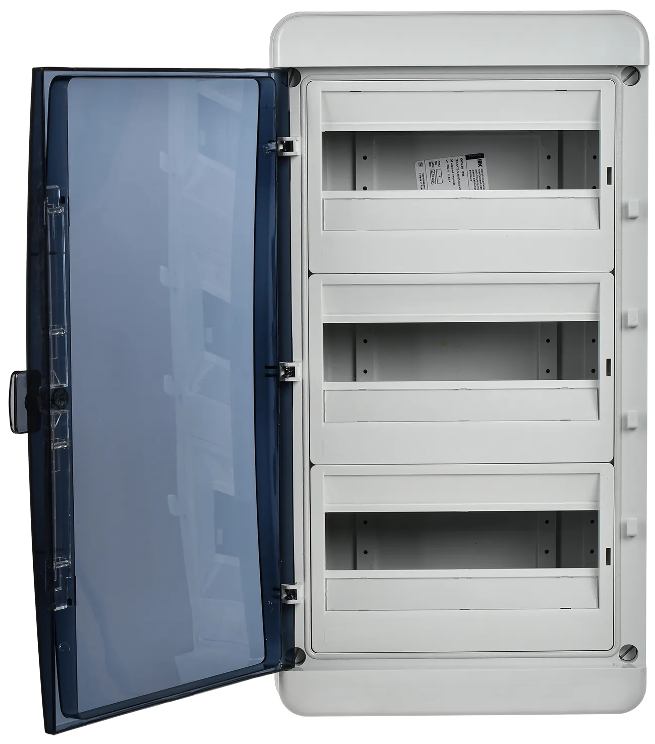 TEKFOR Корпус пластиковый КМПн-36 IP65 черная прозрачная дверь IEK - Фото 4