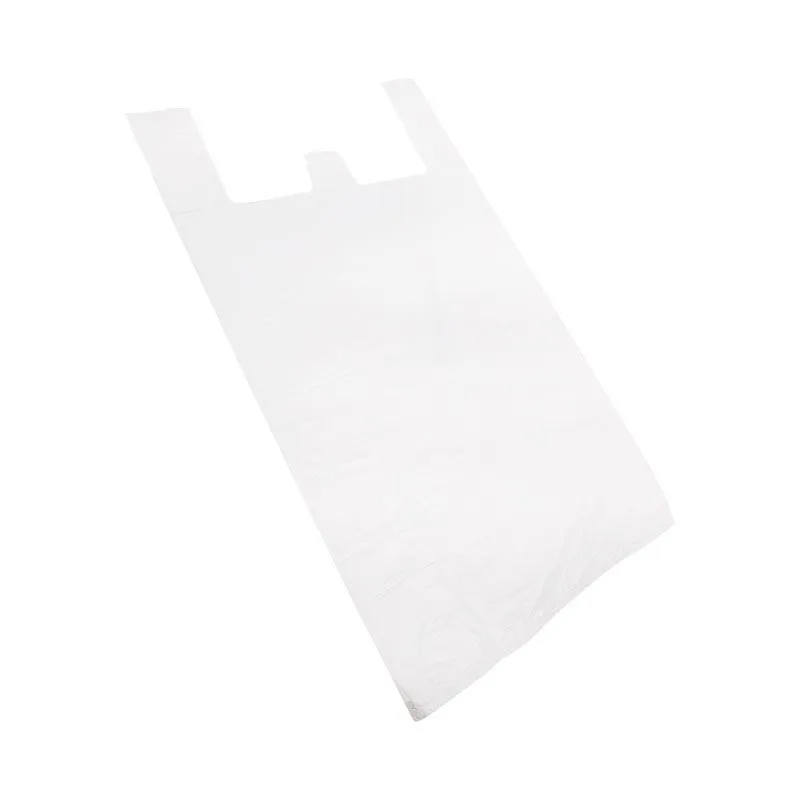 Пакет майка ПНД 28+16*50, 13мкм белая (100шт./уп) 61-0203-1