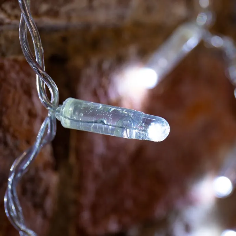 Гирлянда светодиодная Занавес 2х1,5м 300 LED БЕЛЫЙ прозрачный ПВХ IP65 постоянное свечение 230В блок в комплекте NEON-NIGHT - Фото 2