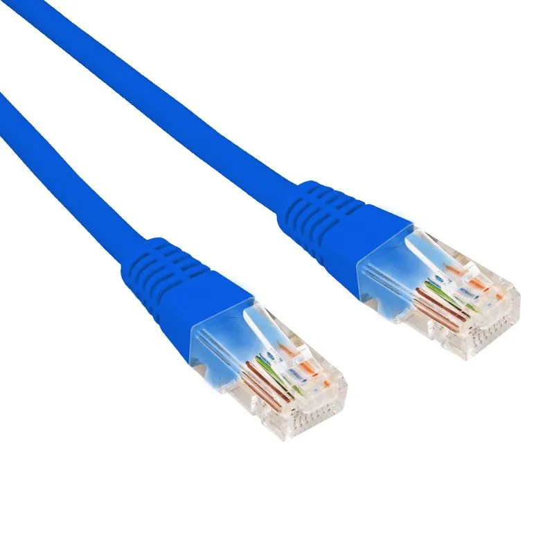 Патч-корд U/UTP, CAT 6, RJ45-RJ45, 26AWG, LSZH, синий, 0,3м REXANT 02-0294-03