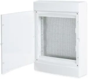 Щит слаботочный навесной "Unix" прозрачная дверь 3 габарит увеличенный 526x396x112 IP40 ux-3m-n-xl