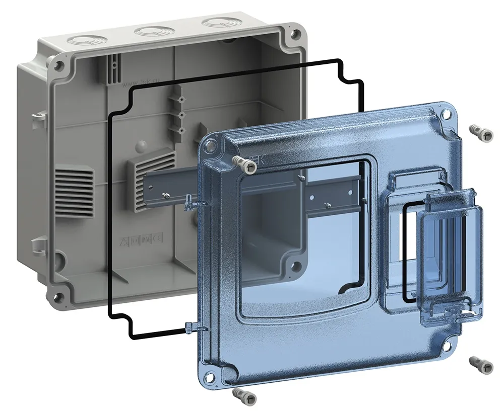 KREPTA 5 Корпус пластиковый ЩУРн-П 1/3 IP66 PC IEK - Фото 2