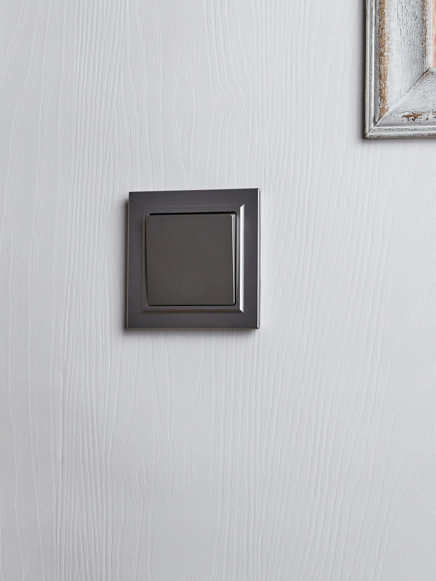 BRITE Выключатель 1-клавишный проходной 10А ВС10-1-6-БрС сталь IEK - Фото 7