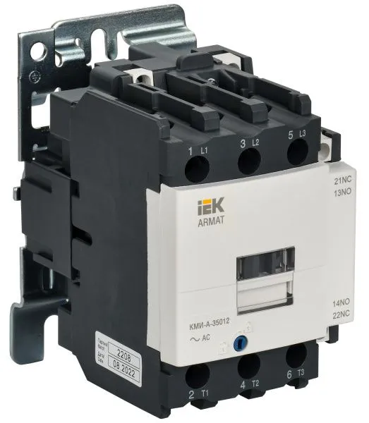 ARMAT Контактор КМИ-А-35012 LC1D 50А 24В/АС3 1NO/1NC IEK для управления электросетью
