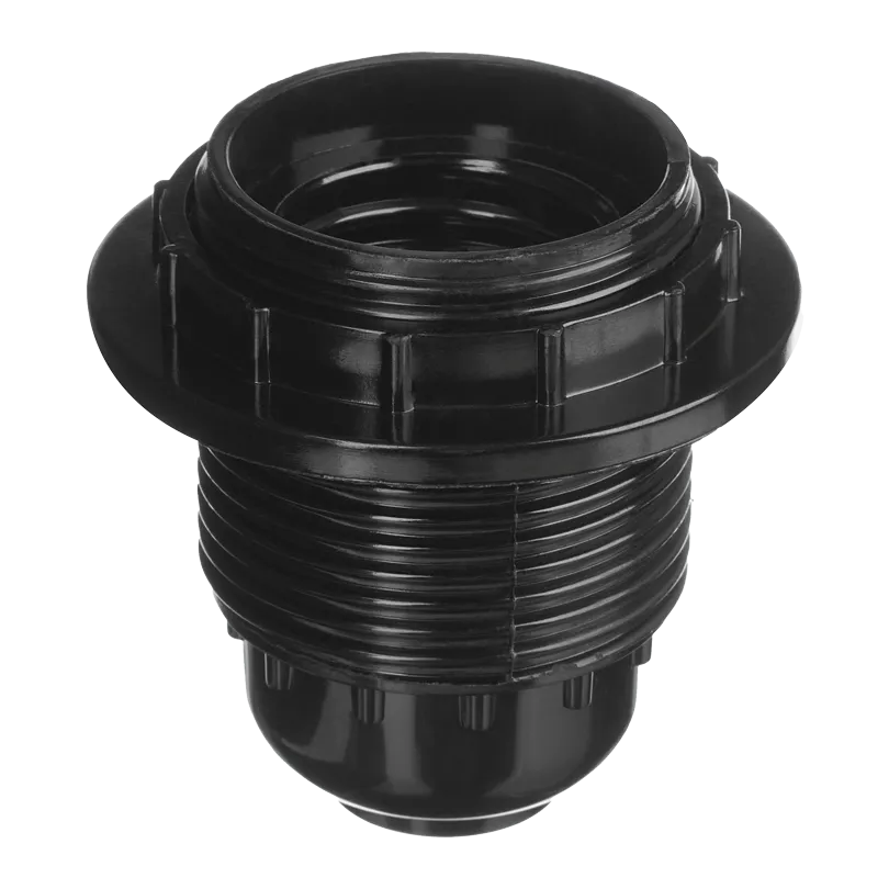 Патрон WOLTA WLH-013 E27 с кольцом, карболитовый, черный WLH-013