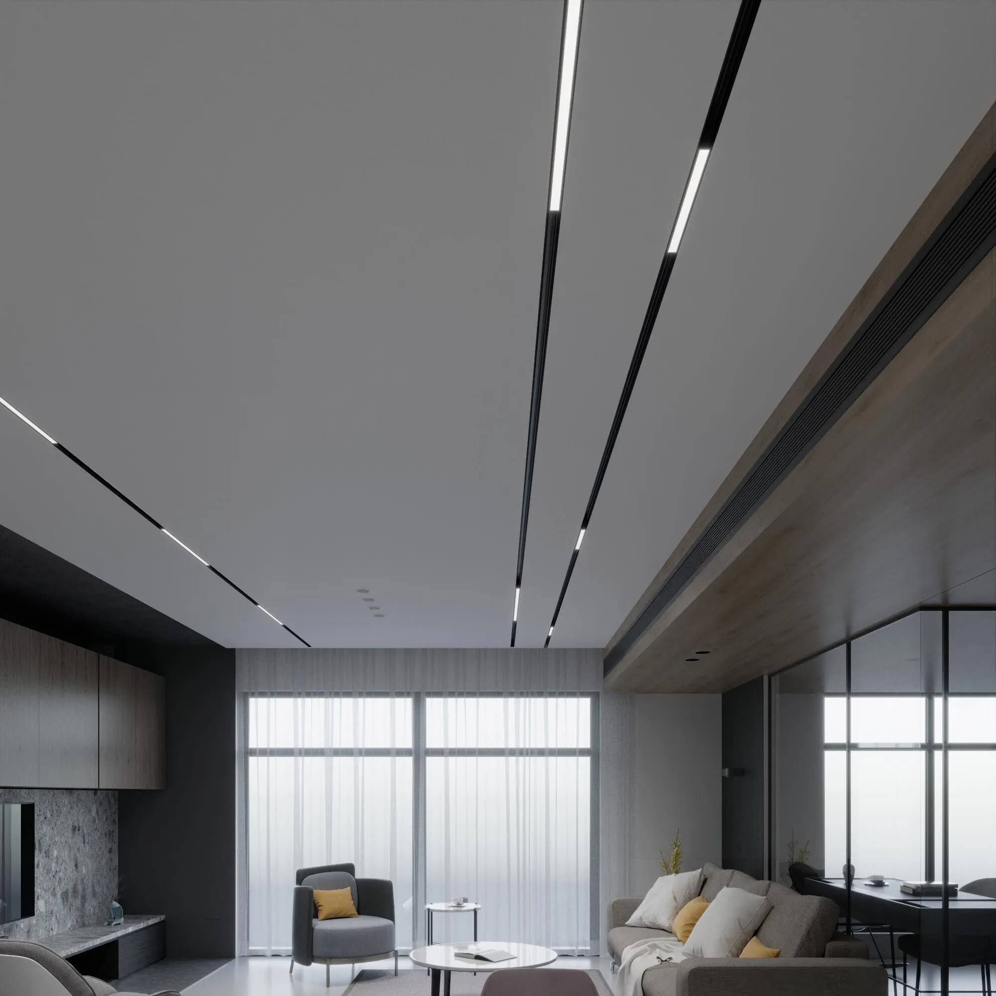 Slim Magnetic Умный трековый светильник 10W 2700-6500K Dim L01 (чёрный) 85076/01 Elektrostandard - Фото 2