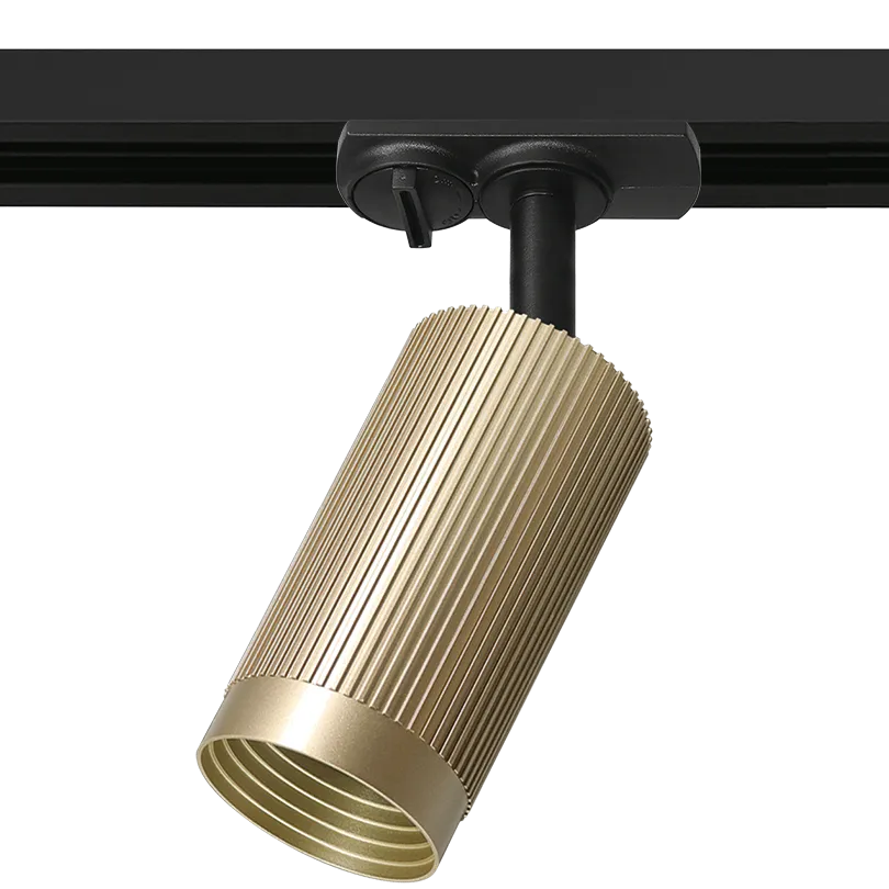 Трековый светильник WOLTA WTL-GU10/19SG LUXOR под лампу GU10 Песочное золото D55x170 WTL-GU10/19SG