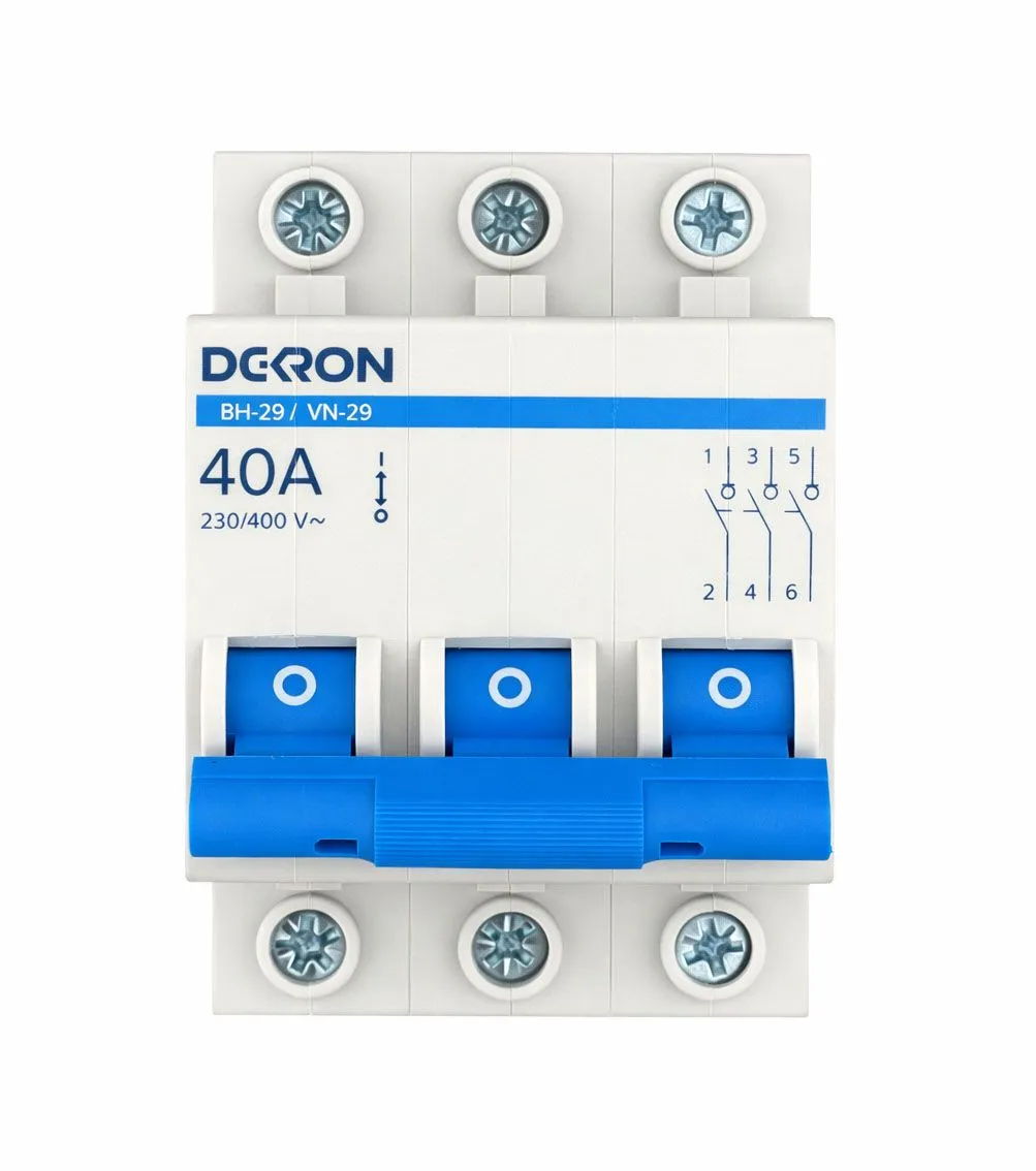 Выключатель нагрузки ВН-29 3P 40А is29-3-40-dek