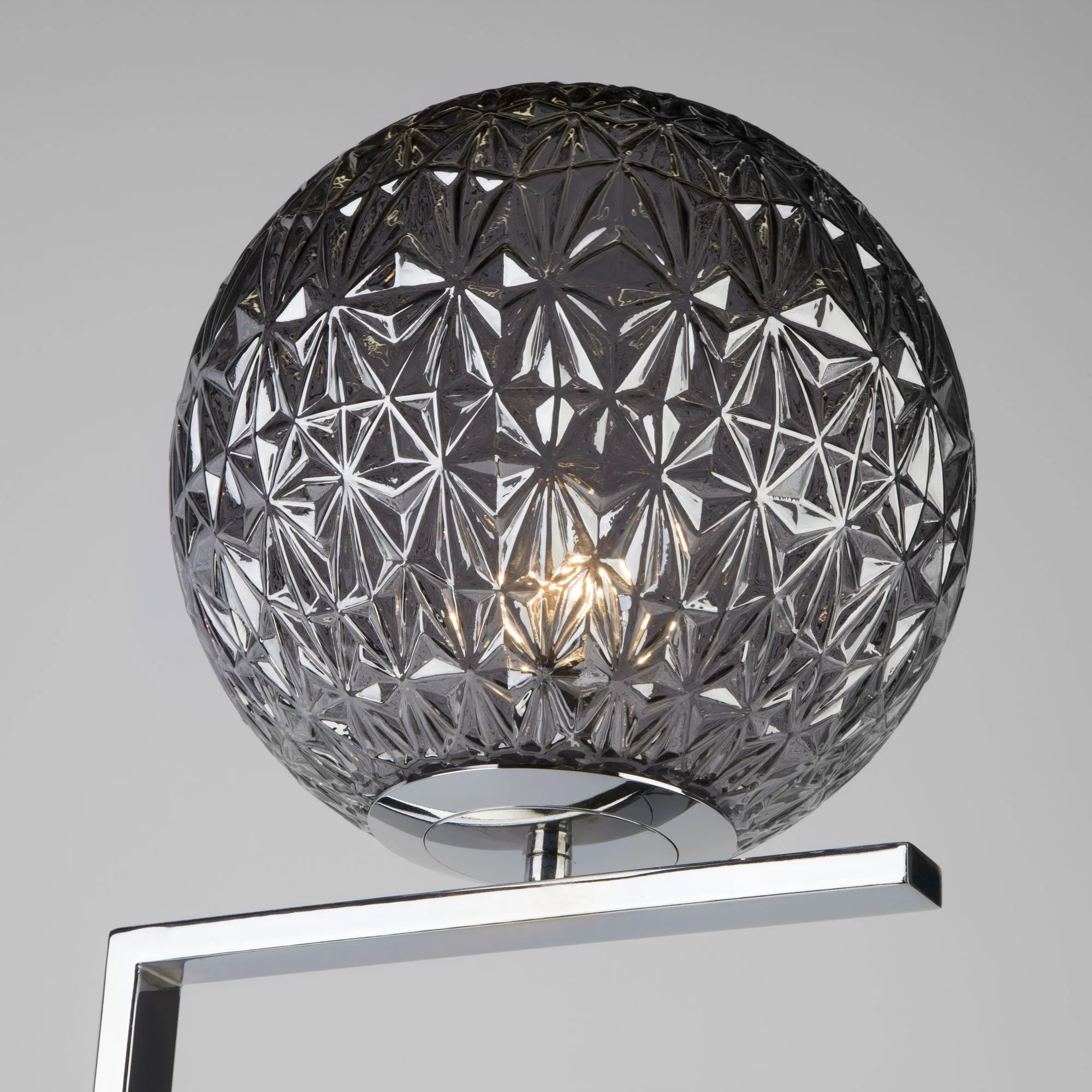 Напольный светильник с плафоном 01214/1 хром  Eurosvet - Фото 4