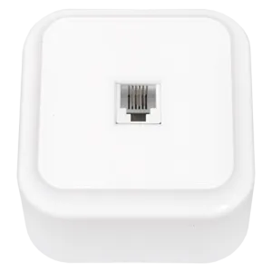 Розетка телефонная четырехконтактная открытой установки ТР4-017 9266BY