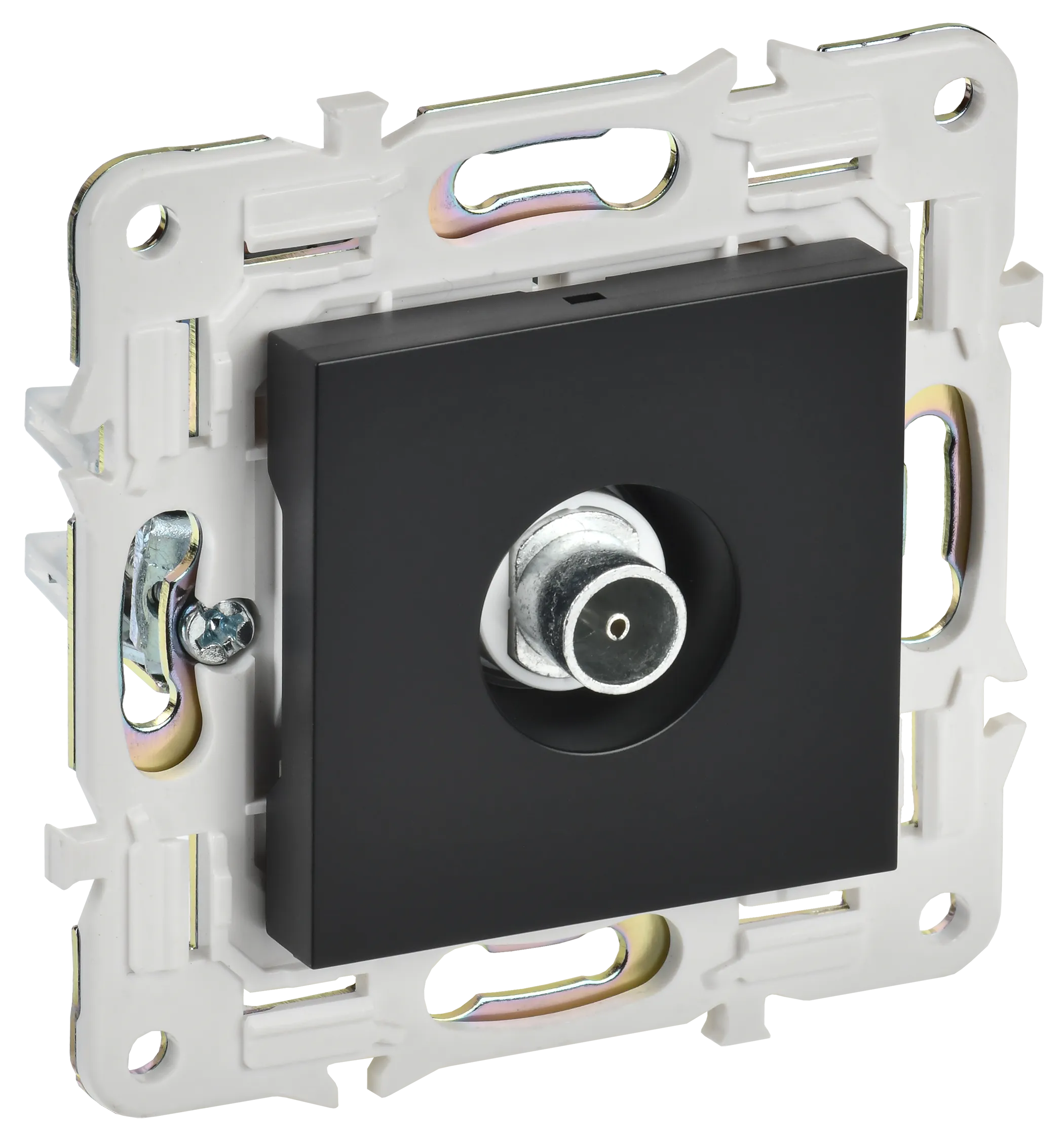 SKANDY Розетка TV оконечная SK-A12Bl черный IEK