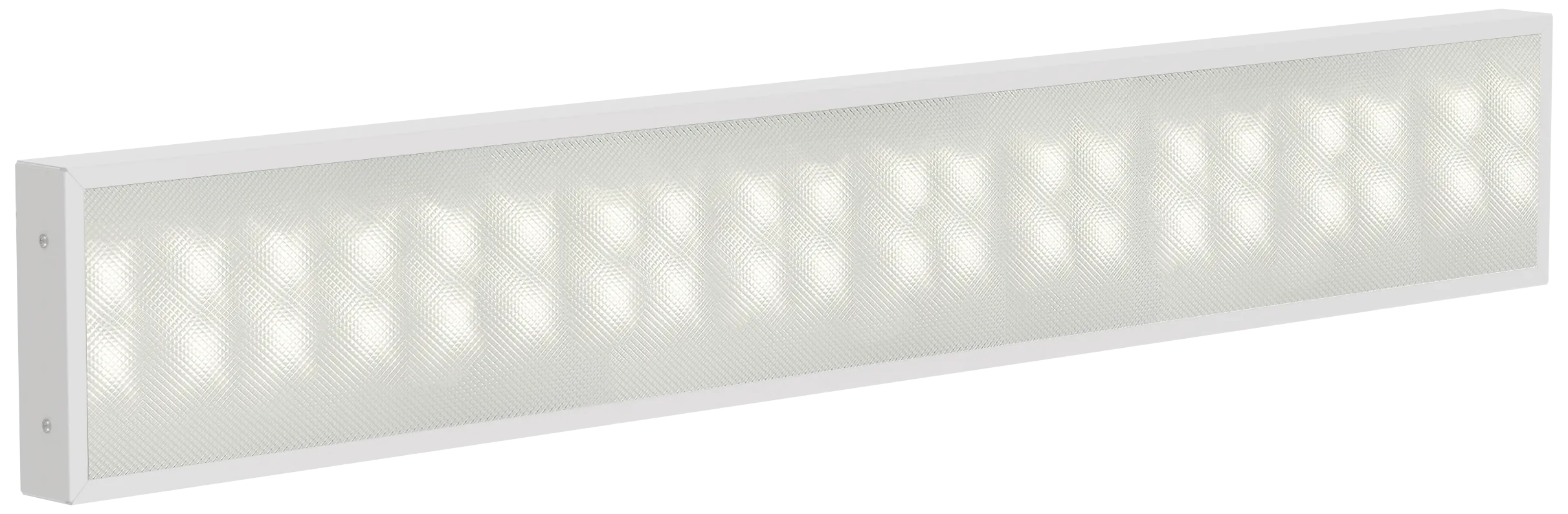 LIGHTING PRO Светильник светодиодный ДВО 1031 36Вт 4000К IP40 1195х180мм призма IEK - Фото 2