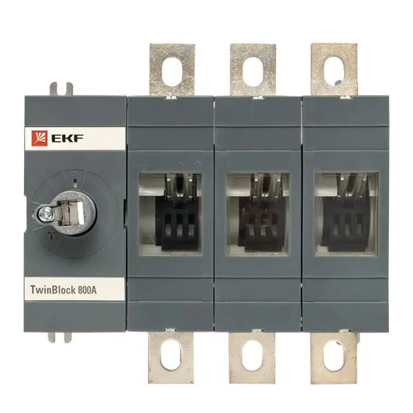 Рубильник 800A 3P без рукоятки управления TwinBlock EKF - Фото 4