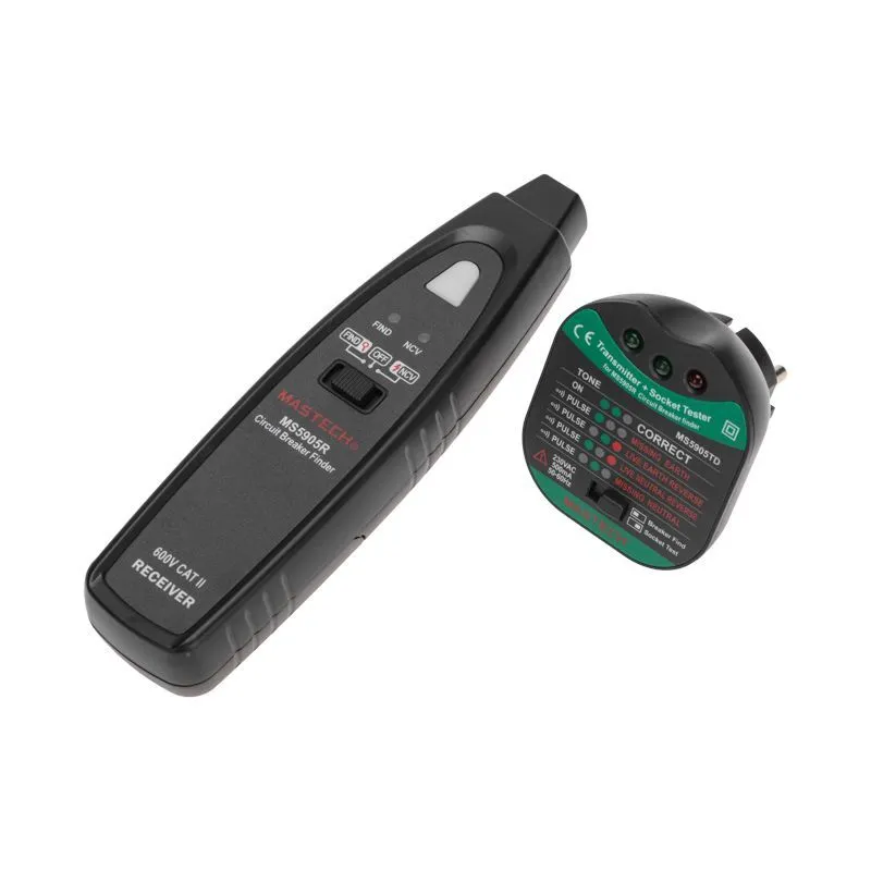 Тестер розеток, детектор автоматов MS5905RTD MASTECH 13-1265