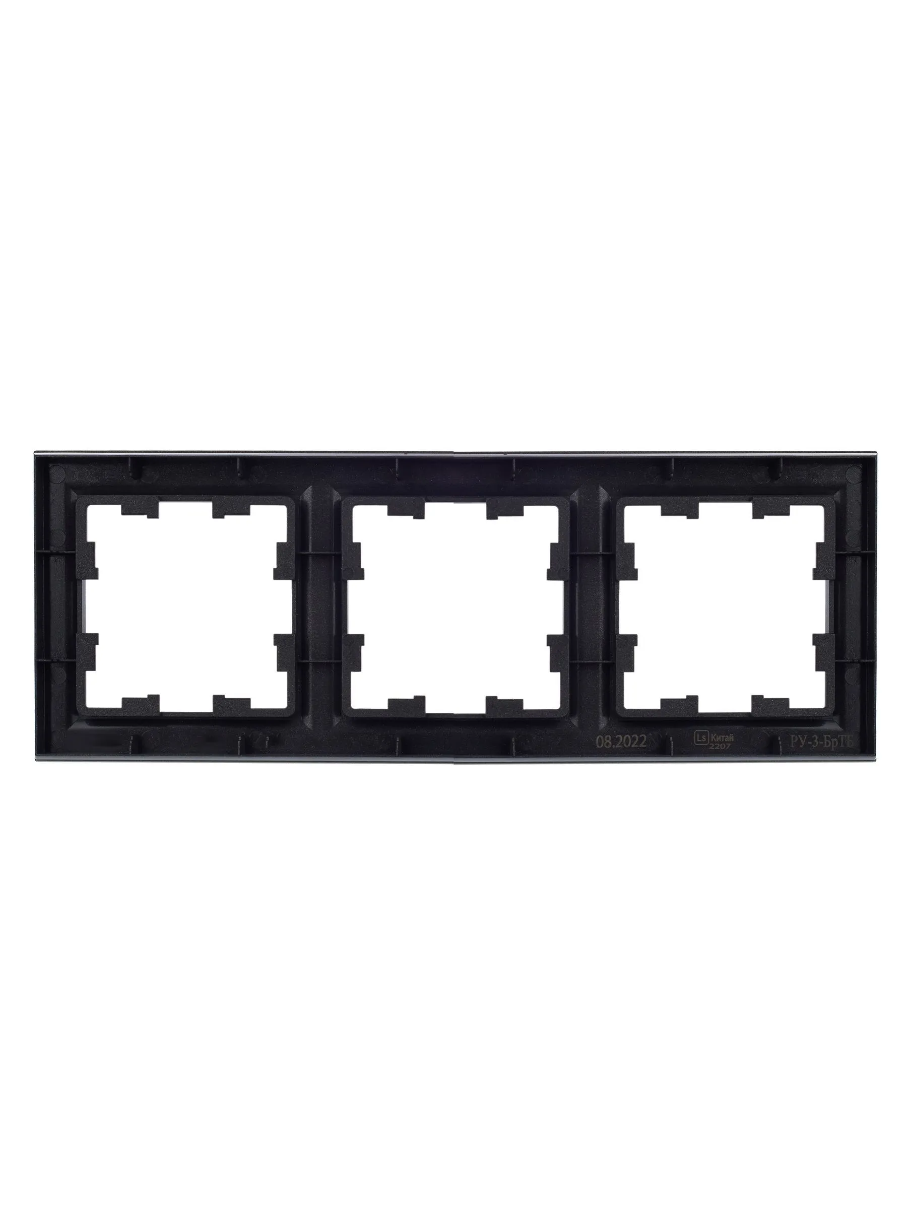 BRITE Рамка 3-местная РУ-3-БрТБ темная бронза IEK - Фото 5