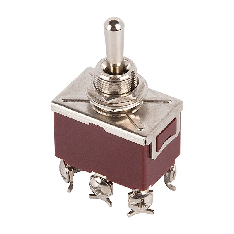 Тумблер 250V 6А (6c) (ON)-OFF-(ON) двухполюсный  (KN-223)  REXANT (в упак. 1шт.) - Фото 4