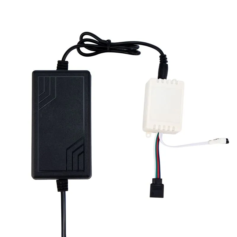 Комплект светодиодной ленты 5 м с блоком питания и RGB контроллером IP65, свечение RGB LAMPER - Фото 5