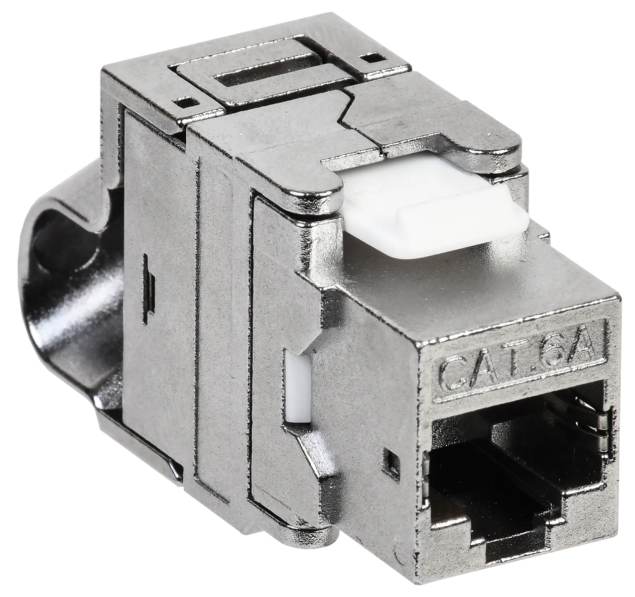 ITK Модуль Keystone Jack кат.6A STP без инструментальная заделка угловой 90град отвод кабеля