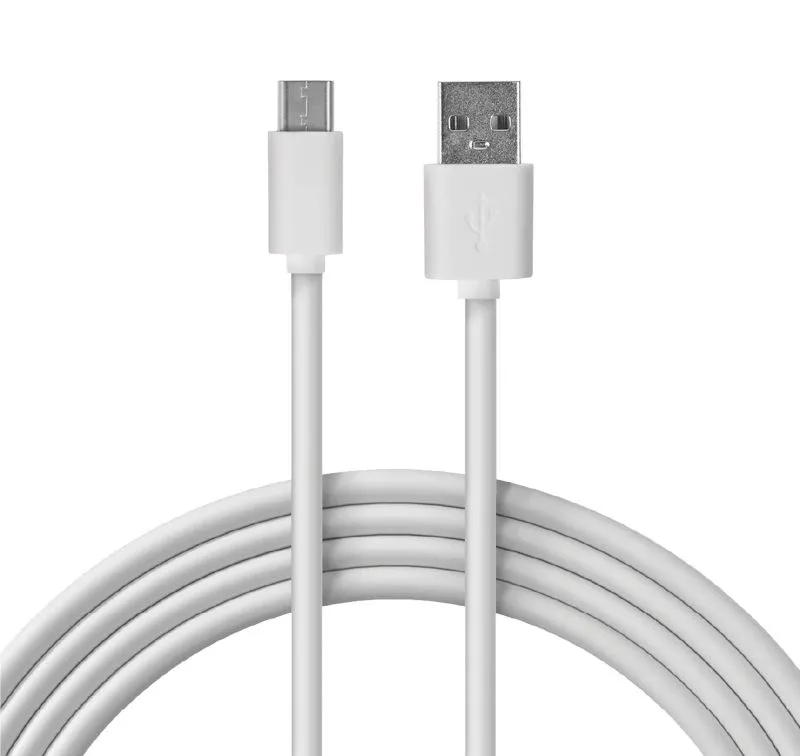 Кабель USB-A 2.0 – Type-C 3.1, 0,5А, 1м, ПВХ, белый REXANT