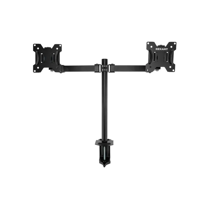 Кронштейн для двух мониторов 13"-32", одно колено настольный, серия офис REXANT - Фото 2