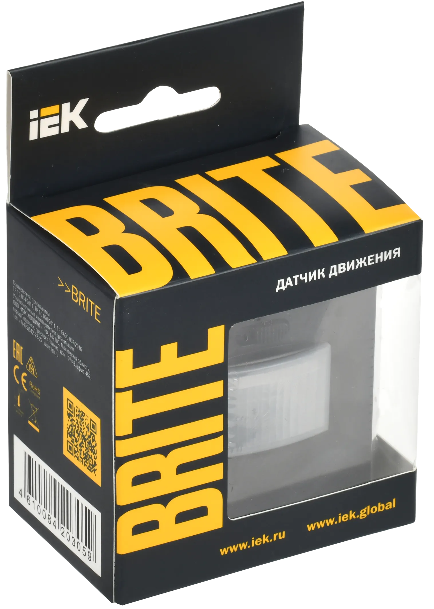 BRITE Датчик движения ДС10-1-БрЧ черный IEK - Фото 2