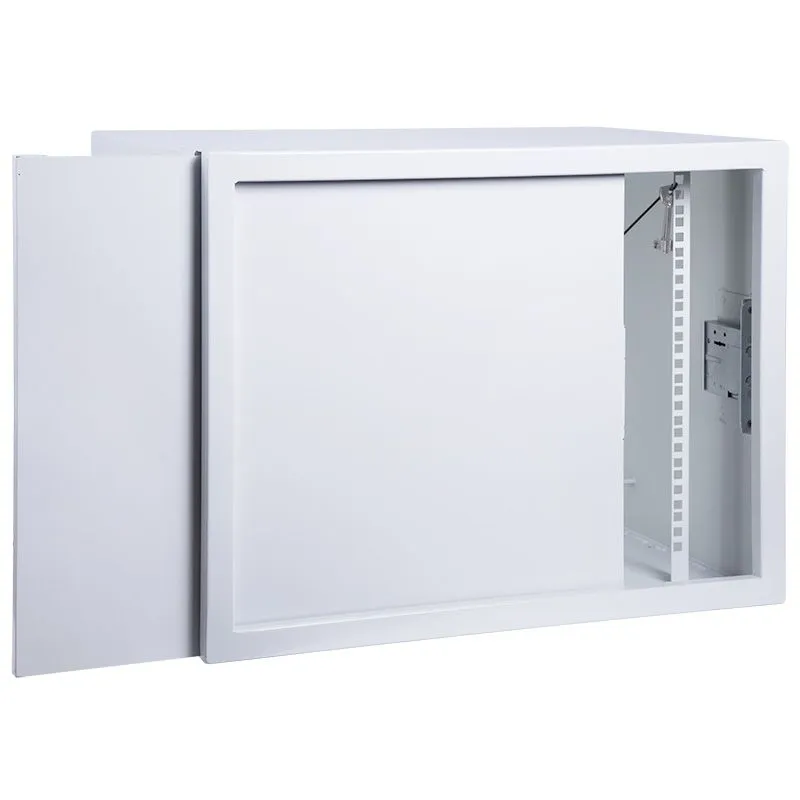 Шкаф настенный 19" АНТИВАНДАЛЬНЫЙ пенал 9U 600×400×470мм, (ШxГxВ) RAL 7035 REXANT 04-2251