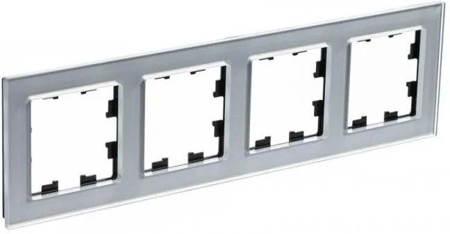 Рамка 4-м AtlasDesign Nature стекло алюм. SE ATN320304