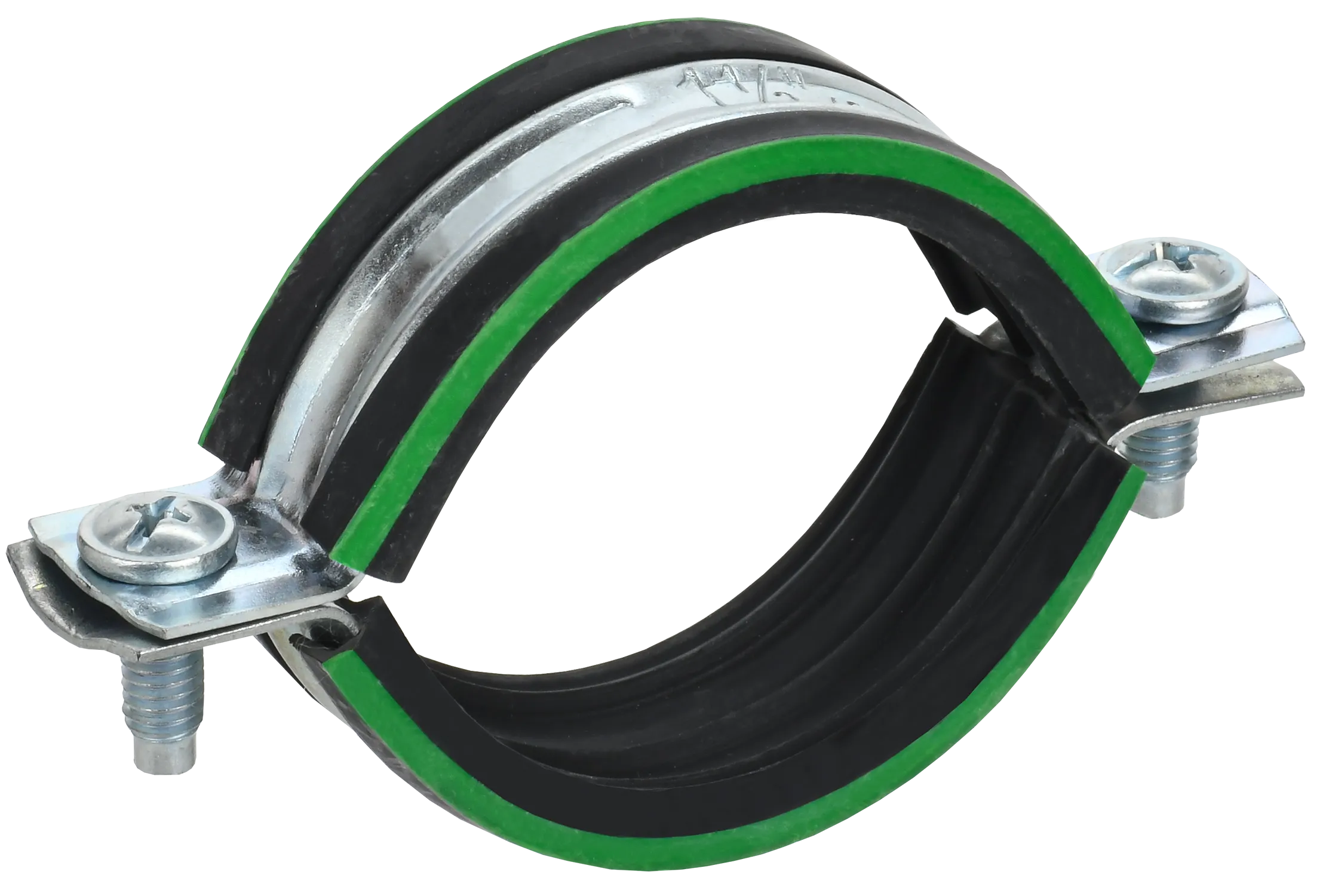 ELASTA Скоба металлическая двухкомпонентная с резиновым уплотнителем d=32-35мм IEK ET-MP40D-SK-032-02-090