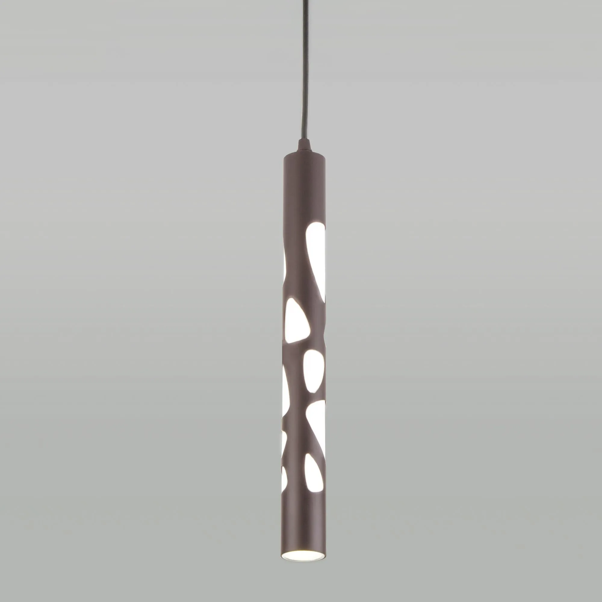 Светильник светодиодный подвесной DLR037 12W 4200K кофейный Elektrostandard Eurosvet