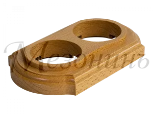 Рамка  двухместная  "Элегант" , цвет - без тонировки, ТМ "МезонинЪ" GE70702-00 GE70702-00