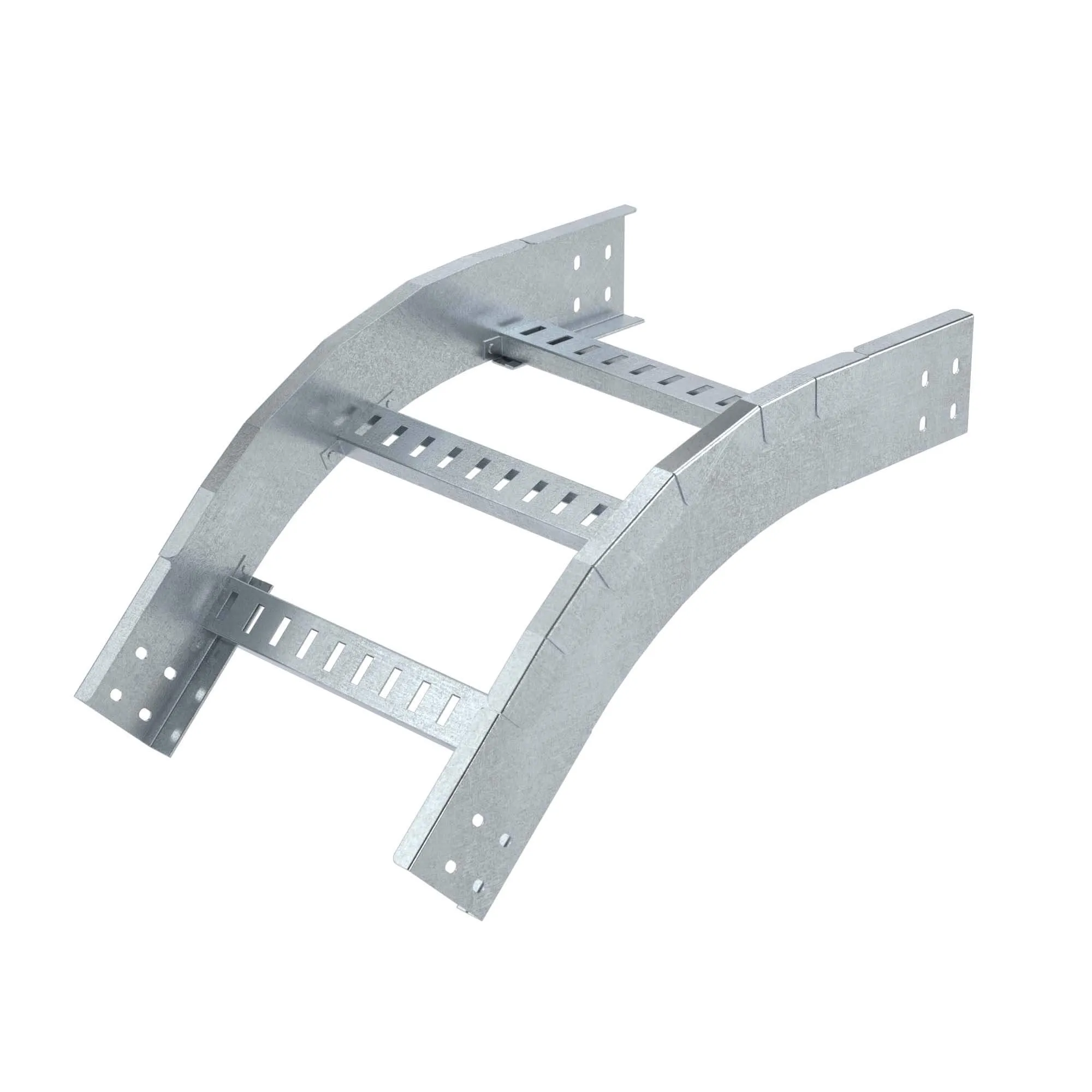 Угол вертикальный внешний 45град. 80х500 R300 лонжерон 1.5мм в компл. с крепежн. элемент. и соед. пластинами цинк-ламель DKC LIO0835KZL LIO0835KZL