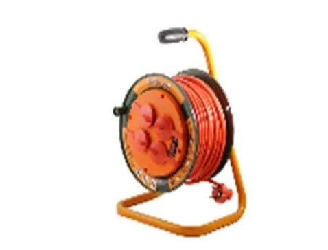 Удлинитель силовой на катушке GLANZEN 4 гн. ПВС 3х1,5 IP44 арт. EB-30-008