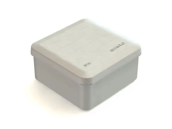 Коробка распаячная для о/п 100х100х50мм, с гладкими стенками, крышка на винтах IP55 (48шт)