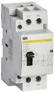Контактор модульный с ручным управлением КМ63-11МР AC KARAT IEK MKK12-63-11