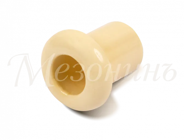 Втулка межстеновая фарфор, цвет - слоновая кость (2шт/уп), ТМ "МЕЗОНИНЪ" GE70010-02