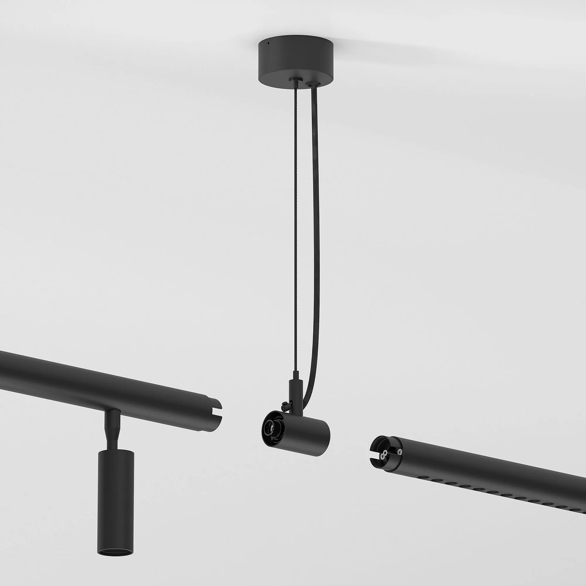 Module System Набор подвеса с вводом питания (черный) - Фото 6